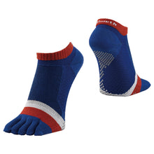 画像をギャラリービューアに読み込む, D-myth Premium Support Socks 5ToeNoShow Stripe
